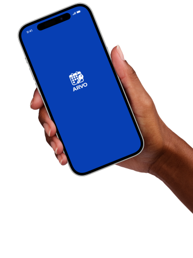 Arvo mobile interface mockup
